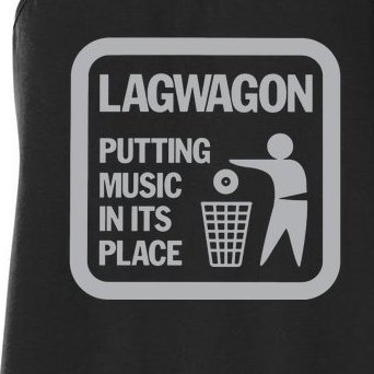 LAGWAGON PUTTING MUSIC Women's Racerback Tank