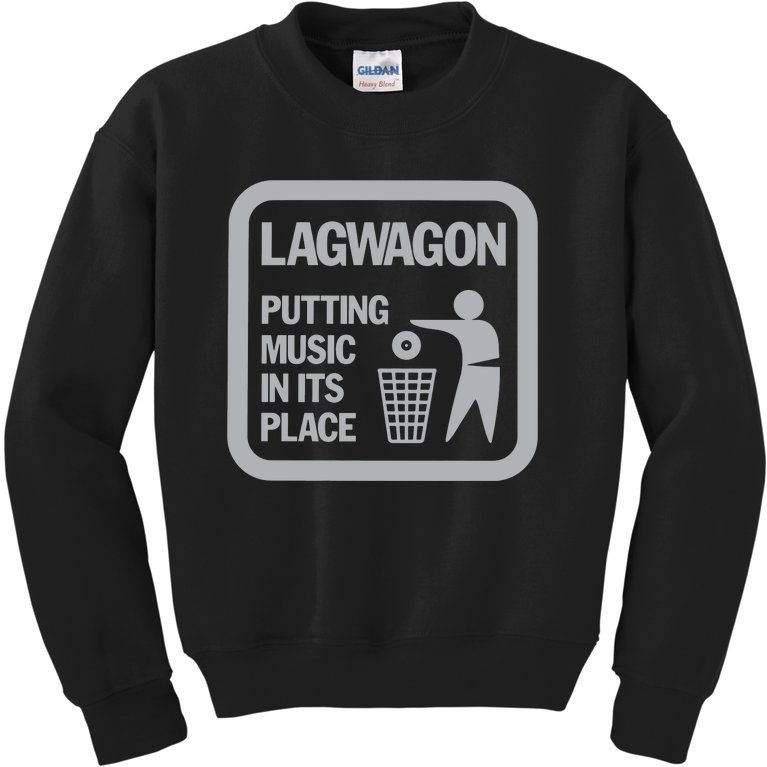 LAGWAGON PUTTING MUSIC Kids Sweatshirt