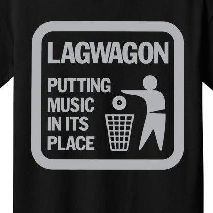 LAGWAGON PUTTING MUSIC Kids T-Shirt