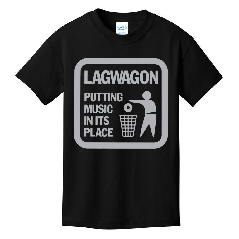 LAGWAGON PUTTING MUSIC Kids T-Shirt