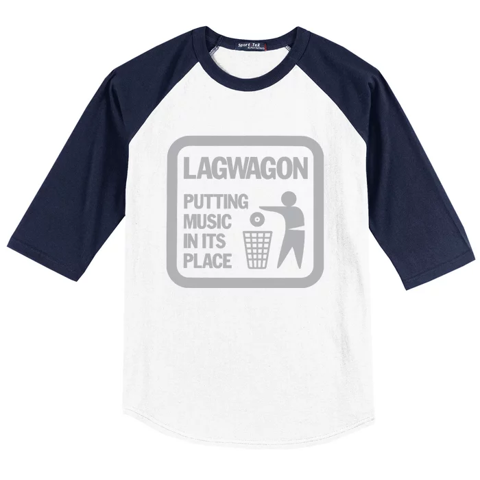 TeeShirtPalace | LAGWAGON PUTTING MUSIC Baseball Sleeve Shirt