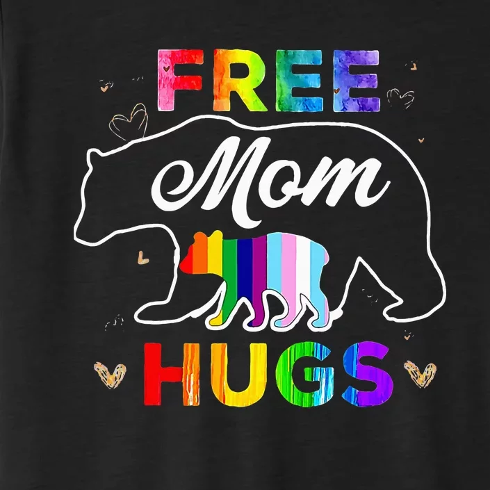 Lgbt Pride Mama Bear Free Mom Hugs ChromaSoft Performance T-Shirt