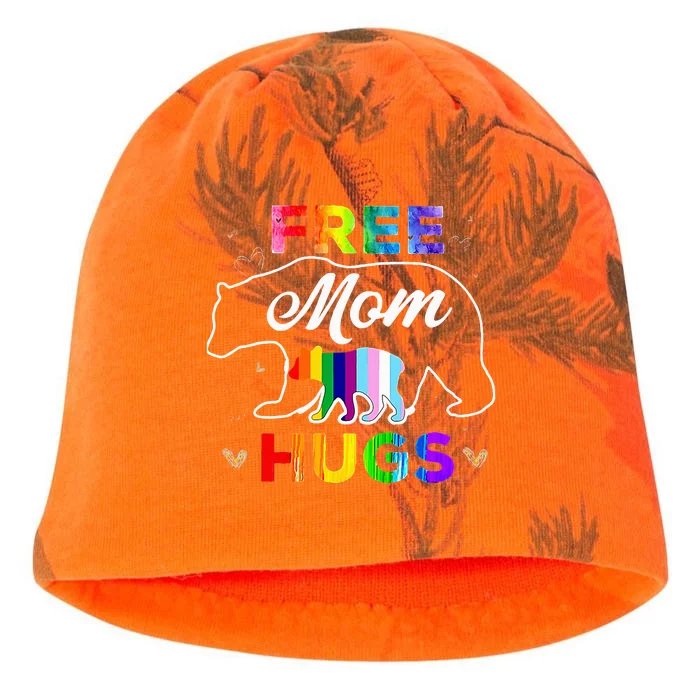 Lgbt Pride Mama Bear Free Mom Hugs Kati - Camo Knit Beanie