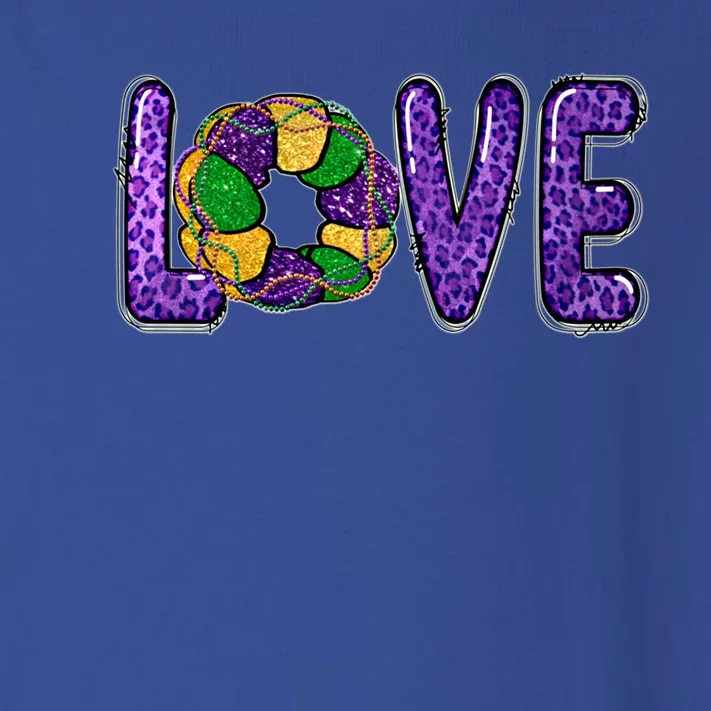 Love Peace Mardi Gras King Cake Gift Toddler Long Sleeve Shirt