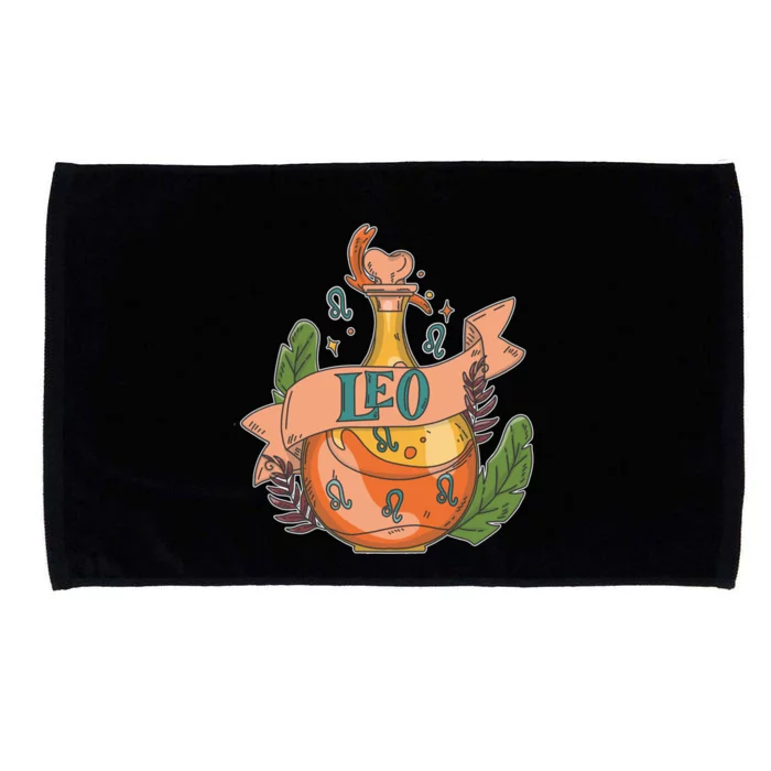 Leo Potion Magical Astrology Gift Microfiber Hand Towel