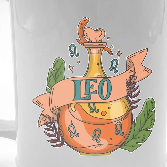 Leo Potion Magical Astrology Gift Front & Back Beer Stein