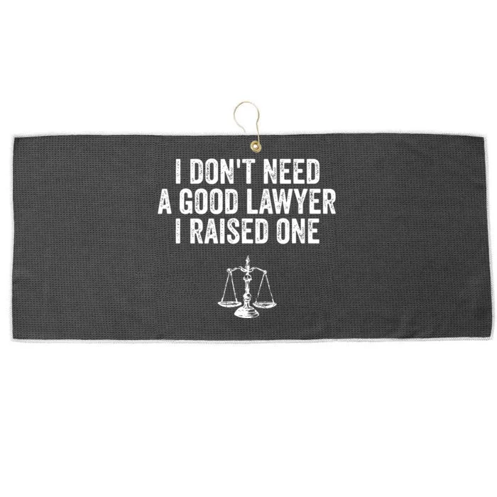 Lawyer Parent My Son Daughter Law School Graduation Large Microfiber Waffle Golf Towel