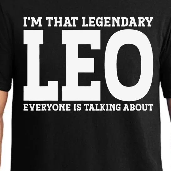 Leo Personal Name Funny Leo Pajama Set