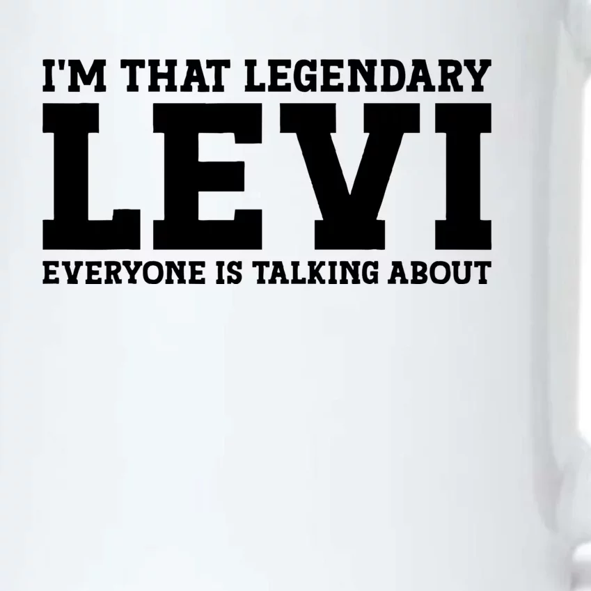 Levi Personal Name Funny Levi Black Color Changing Mug