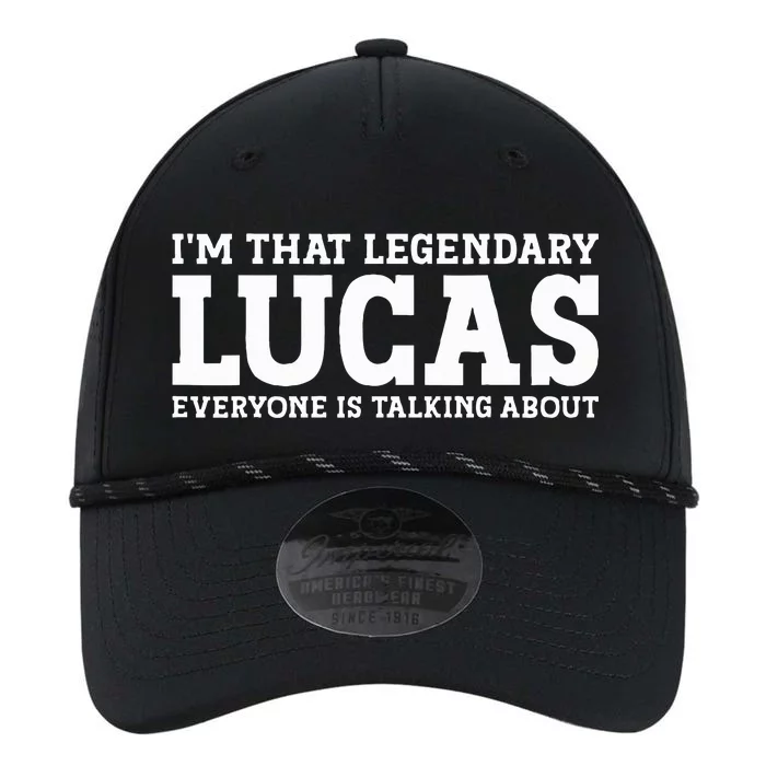 Lucas Personal Name Funny Lucas Performance The Dyno Cap