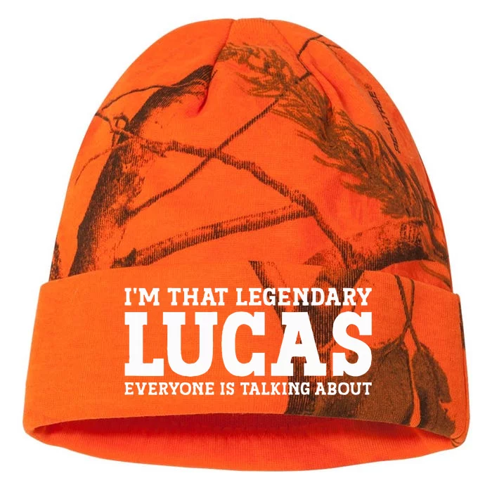 Lucas Personal Name Funny Lucas Kati - 12in Camo Beanie