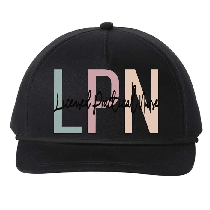 Licensed Practical Nurse Boho LPN Nurse Gift Snapback Five-Panel Rope Hat