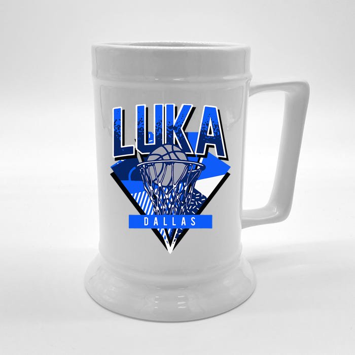 Luka Personalized Name I Love Luka Front & Back Beer Stein