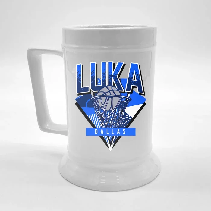 Luka Personalized Name I Love Luka Front & Back Beer Stein