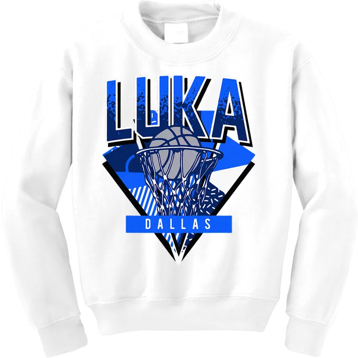 Luka Personalized Name I Love Luka Kids Sweatshirt