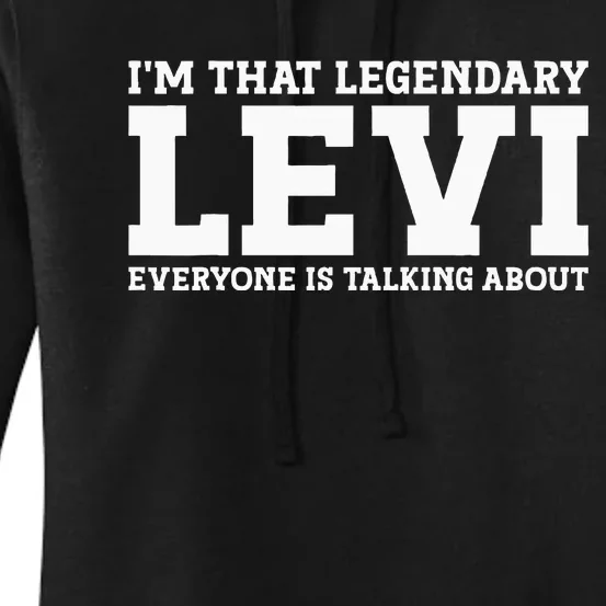 Levi Personal Name Funny Levi Women's Pullover Hoodie