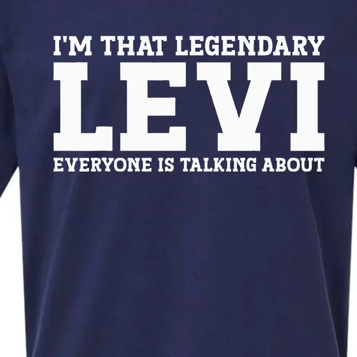 Levi Personal Name Funny Levi Sueded Cloud Jersey T-Shirt