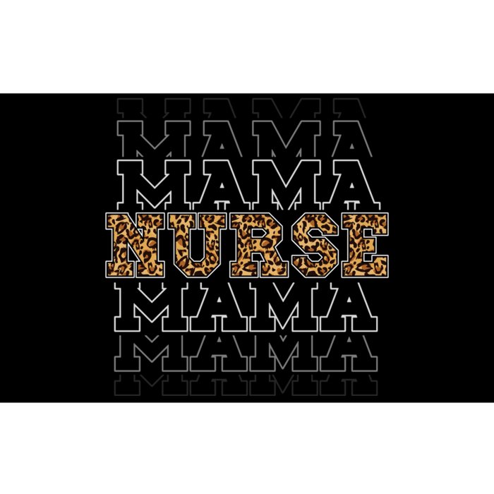 Leopard Print Nurse Mama Boho Bumper Sticker