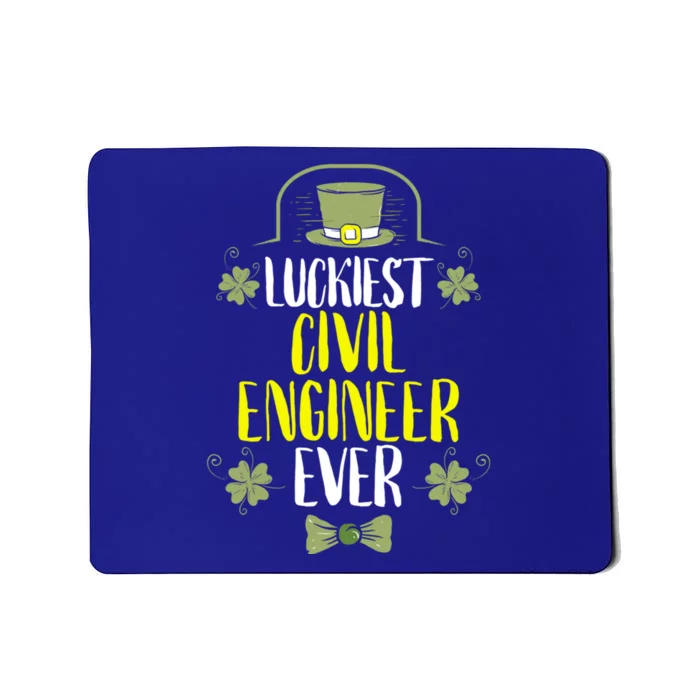 Luckiest Police Officer Ever St Patricks Day Police Officers Gift Mousepad