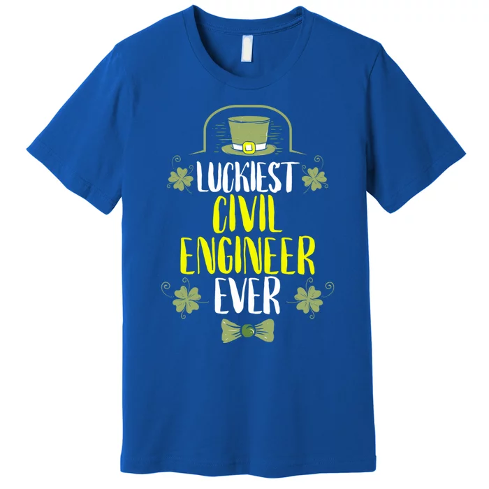 Luckiest Police Officer Ever St Patricks Day Police Officers Gift Premium T-Shirt