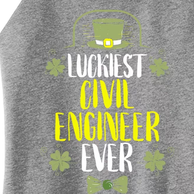 Luckiest Police Officer Ever St Patricks Day Police Officers Gift Women’s Perfect Tri Rocker Tank