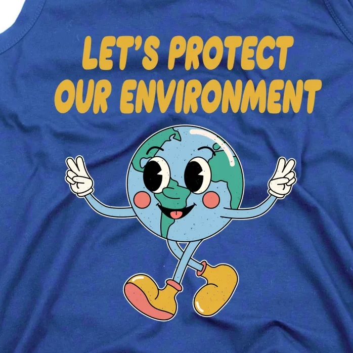 Lets Protect Our Environt Sustainable Nature Lover Gift Tank Top