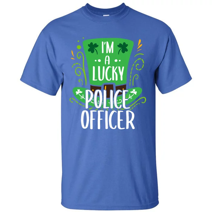 Lucky Police Officer St Patrick's Day Police Officers Cool Gift Tall T-Shirt