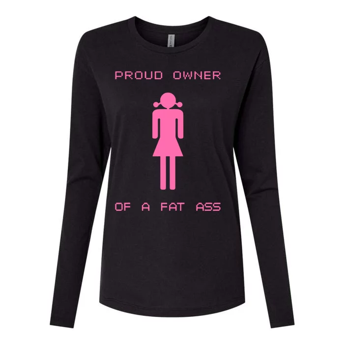 Luvitsivy Proud Owner Of A Fat Ass Womens Cotton Relaxed Long Sleeve T-Shirt