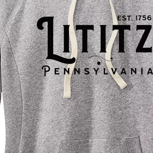 Lititz Pennsylvania Pa Lancaster County Cool Small Town Usa Women's Fleece Hoodie