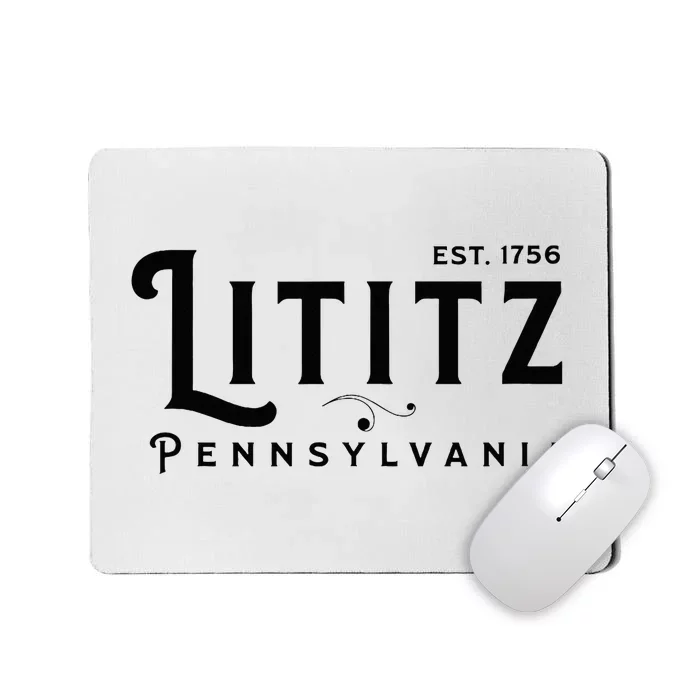 Lititz Pennsylvania Pa Lancaster County Cool Small Town Usa Mousepad