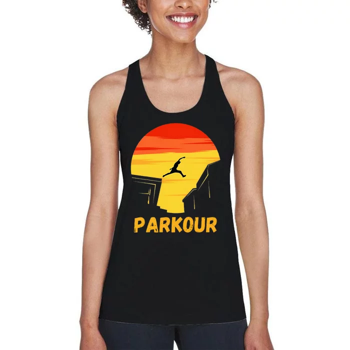 Love Parkour Parkour Gifts Women's Racerback Tank