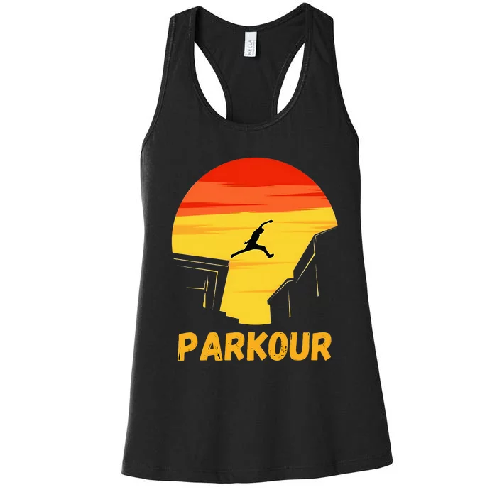 Love Parkour Parkour Gifts Women's Racerback Tank