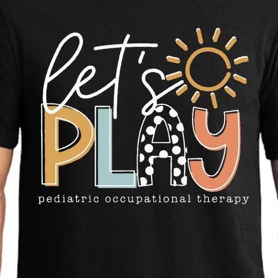 Lets Play Pediatric Occupational Therapy Therapist OT Pajama Set