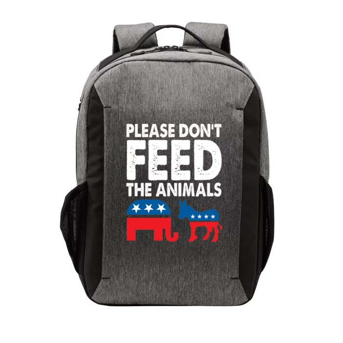 Libertarian Political Please Don't Feed The Animals Gift Vector Backpack