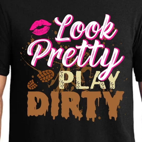 Look Pretty Play Dirty Mud Run Outfit for Wo Mud Run Team Pajama Set