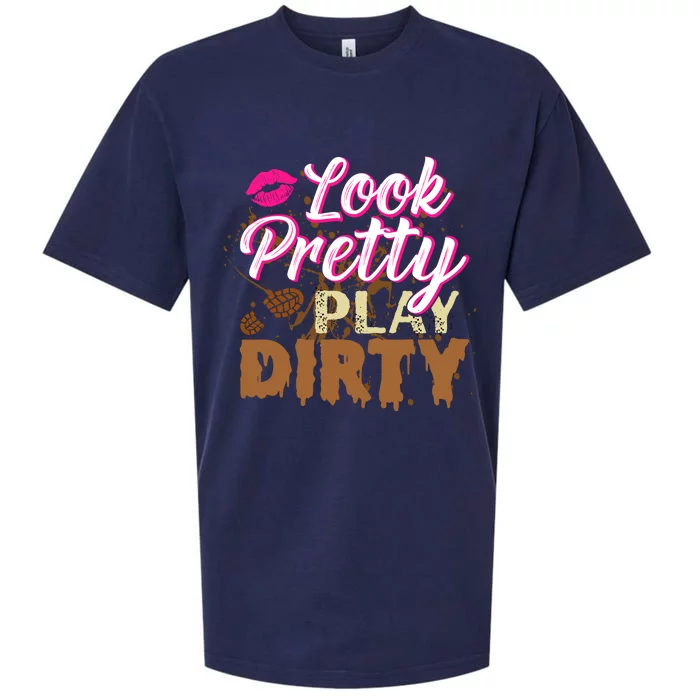 Look Pretty Play Dirty Mud Run Outfit for Wo Mud Run Team Sueded Cloud Jersey T-Shirt