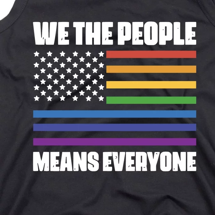 Lgbt Pride Parade We The People Means Everyone Tank Top