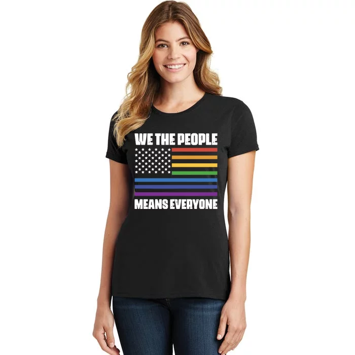 Lgbt Pride Parade We The People Means Everyone Women's T-Shirt