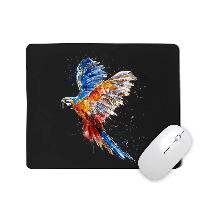 Love Parrot Parrot Lovers Mousepad