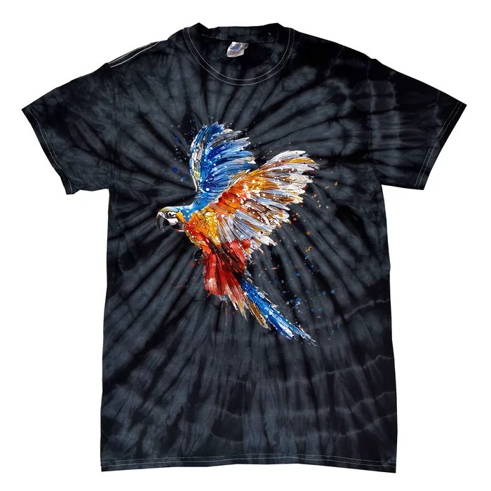 Love Parrot Parrot Lovers Tie-Dye T-Shirt