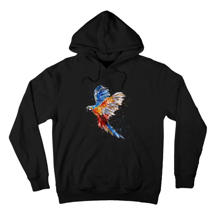 Love Parrot Parrot Lovers Tall Hoodie