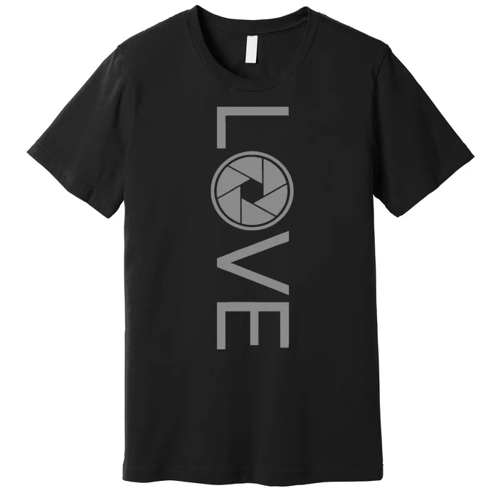 Love Photography Photographer Premium T-Shirt