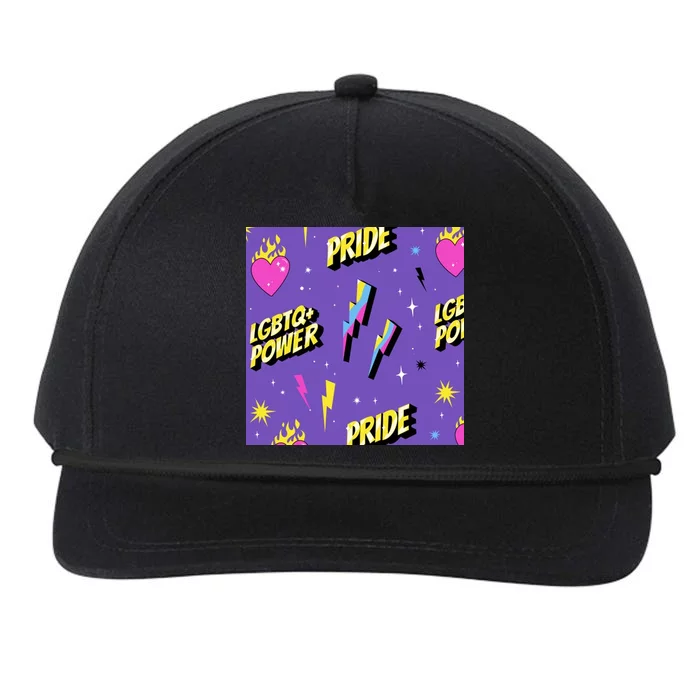 LGBTQ Power Pride Month Snapback Five-Panel Rope Hat