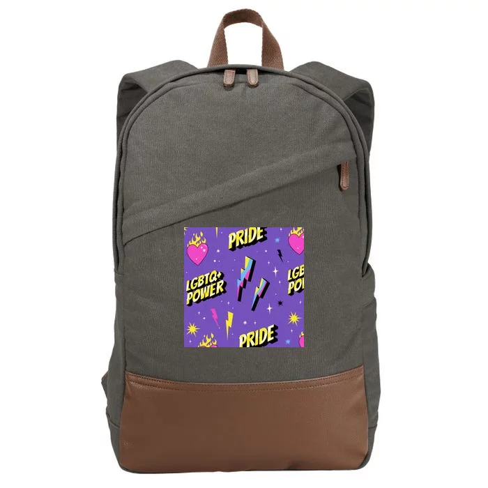 LGBTQ Power Pride Month Cotton Canvas Backpack