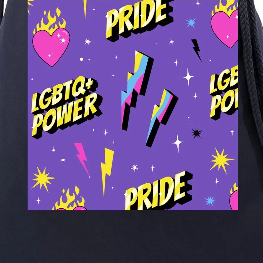 LGBTQ Power Pride Month Drawstring Bag