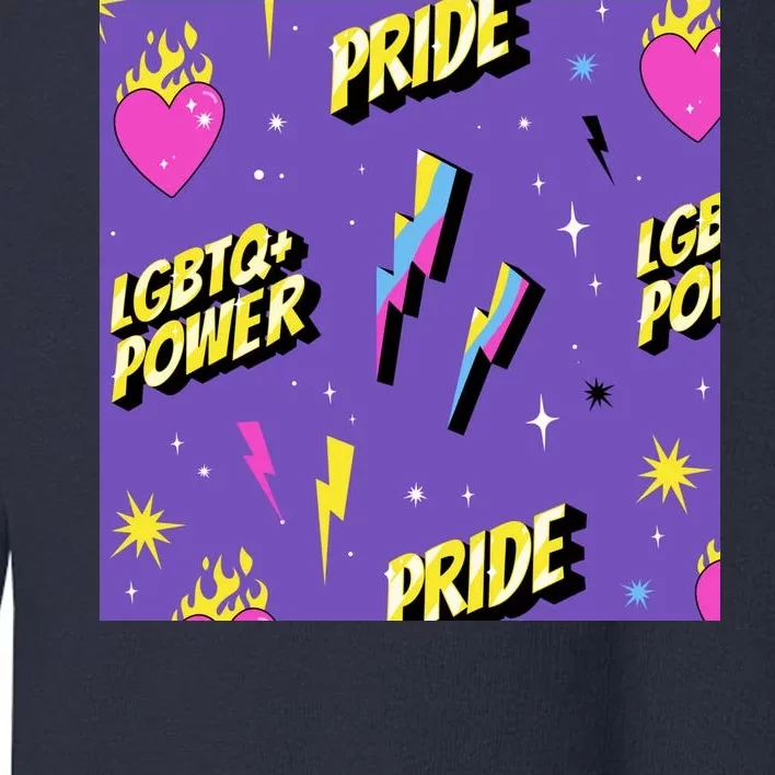 LGBTQ Power Pride Month Toddler Sweatshirt