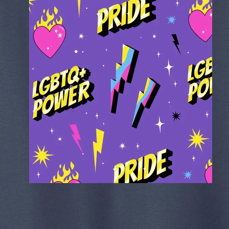 LGBTQ Power Pride Month Toddler T-Shirt