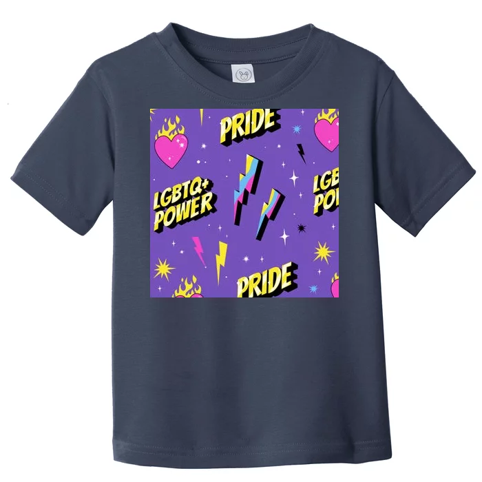 LGBTQ Power Pride Month Toddler T-Shirt