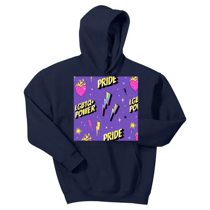 LGBTQ Power Pride Month Kids Hoodie