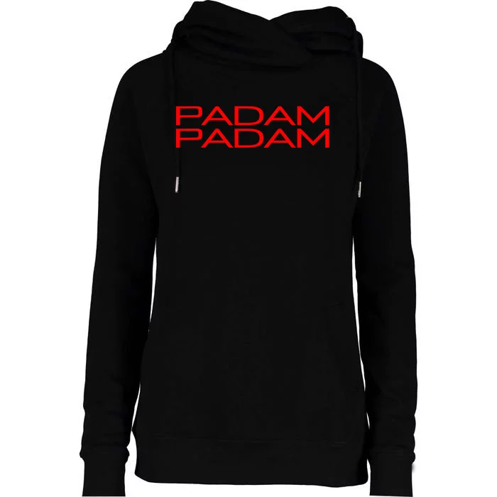 LGBTQ + Pride Padam Padam Heartbeat Padam Padam Womens Funnel Neck Pullover Hood